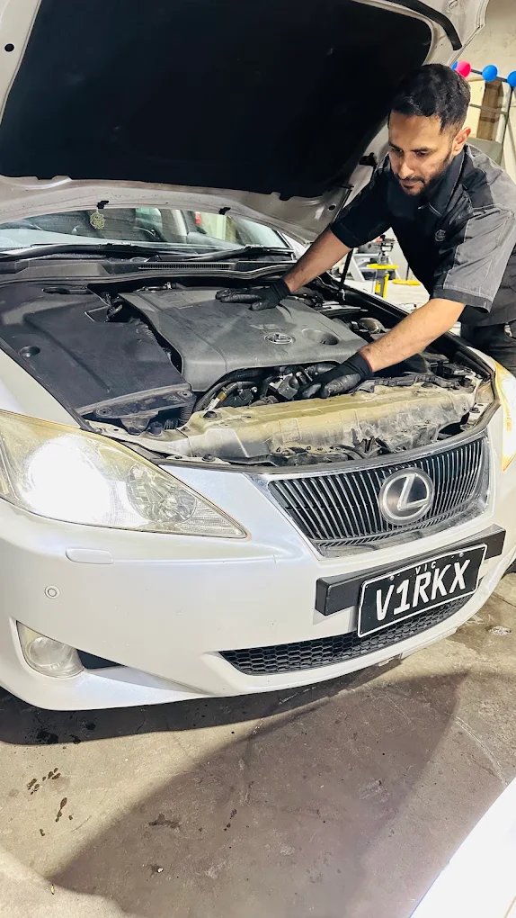 A&T Auto Services mechanic at work